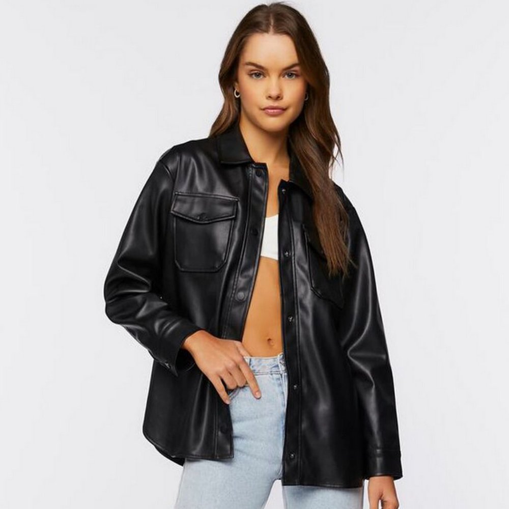*NWT* FOREVER 21 Women's Faux Leather Jacket
